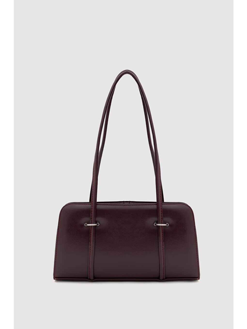 Hansal Metal Detaylı Baget Çanta Mürdüm