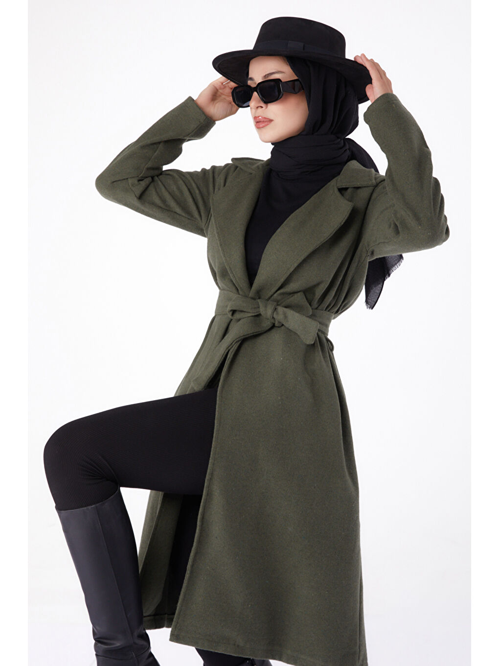 Kaşe Kaban Haki - 27739-HAKI-5