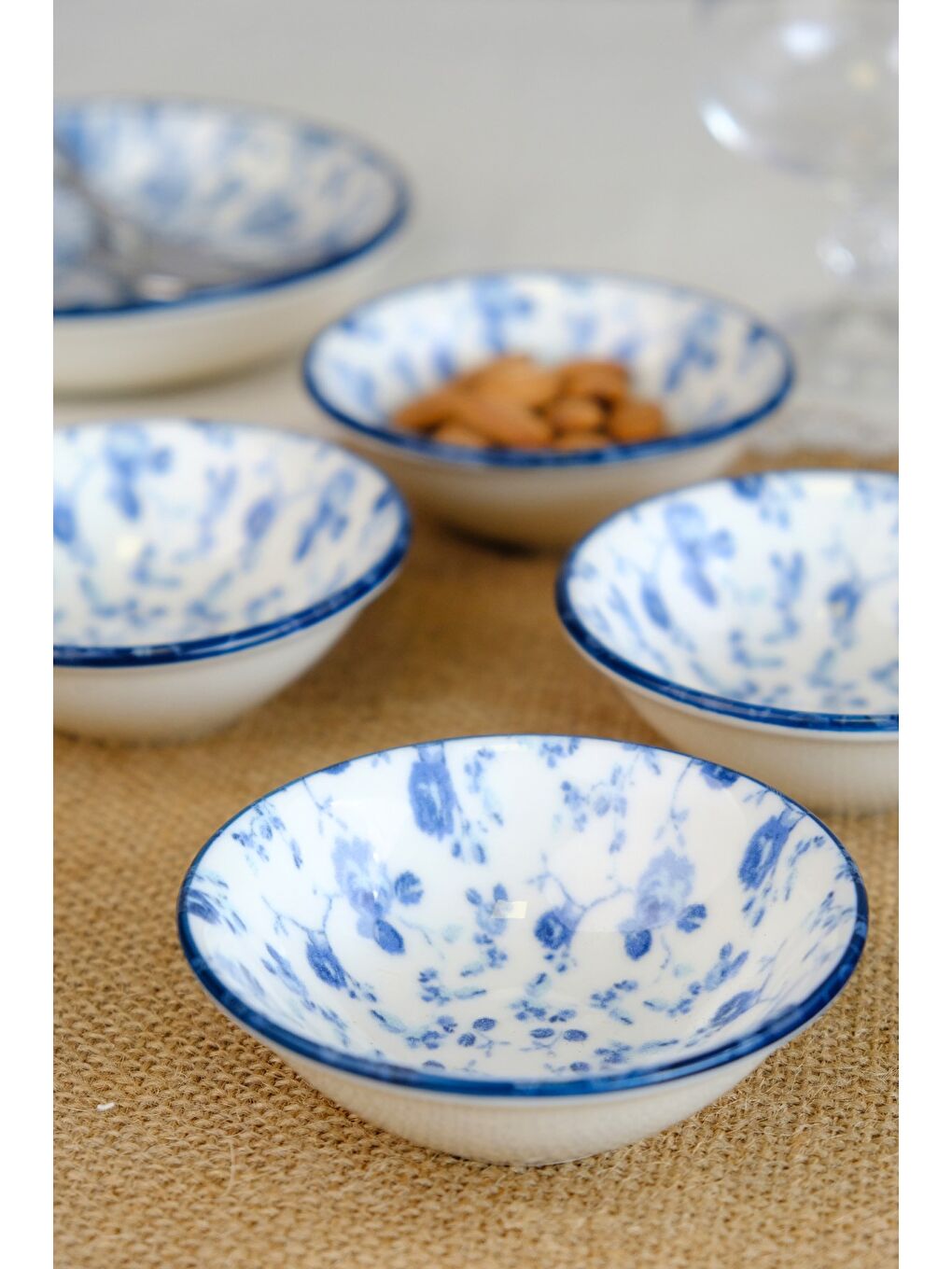 Beyaz Blue Heaven Mini Kase 90cc 4 lü 10x10x3cm-1