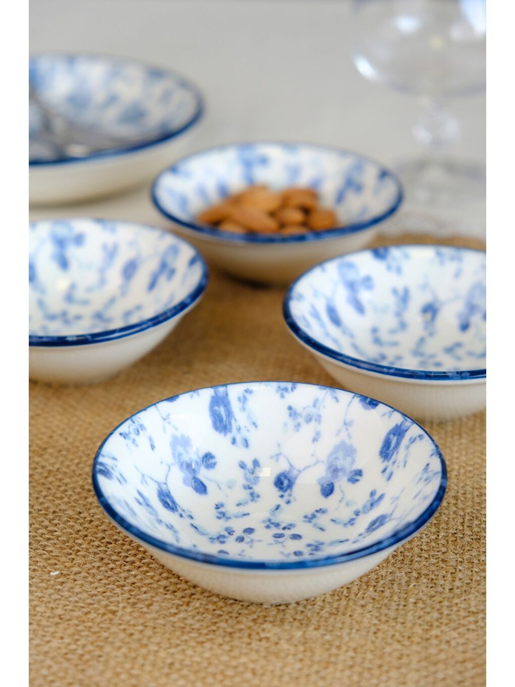 Beyaz Blue Heaven Mini Kase 90cc 4 lü 10x10x3cm-2