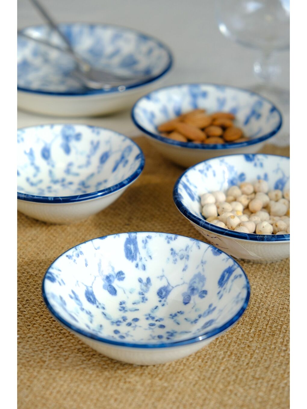 Beyaz Blue Heaven Mini Kase 90cc 4 lü 10x10x3cm-4