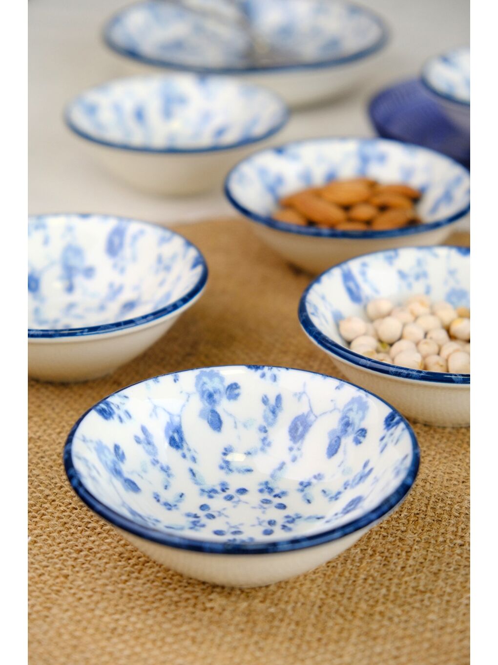TABAK EVİ Beyaz Blue Heaven Mini Kase 90cc 6 lı 10x10x3cm - 4