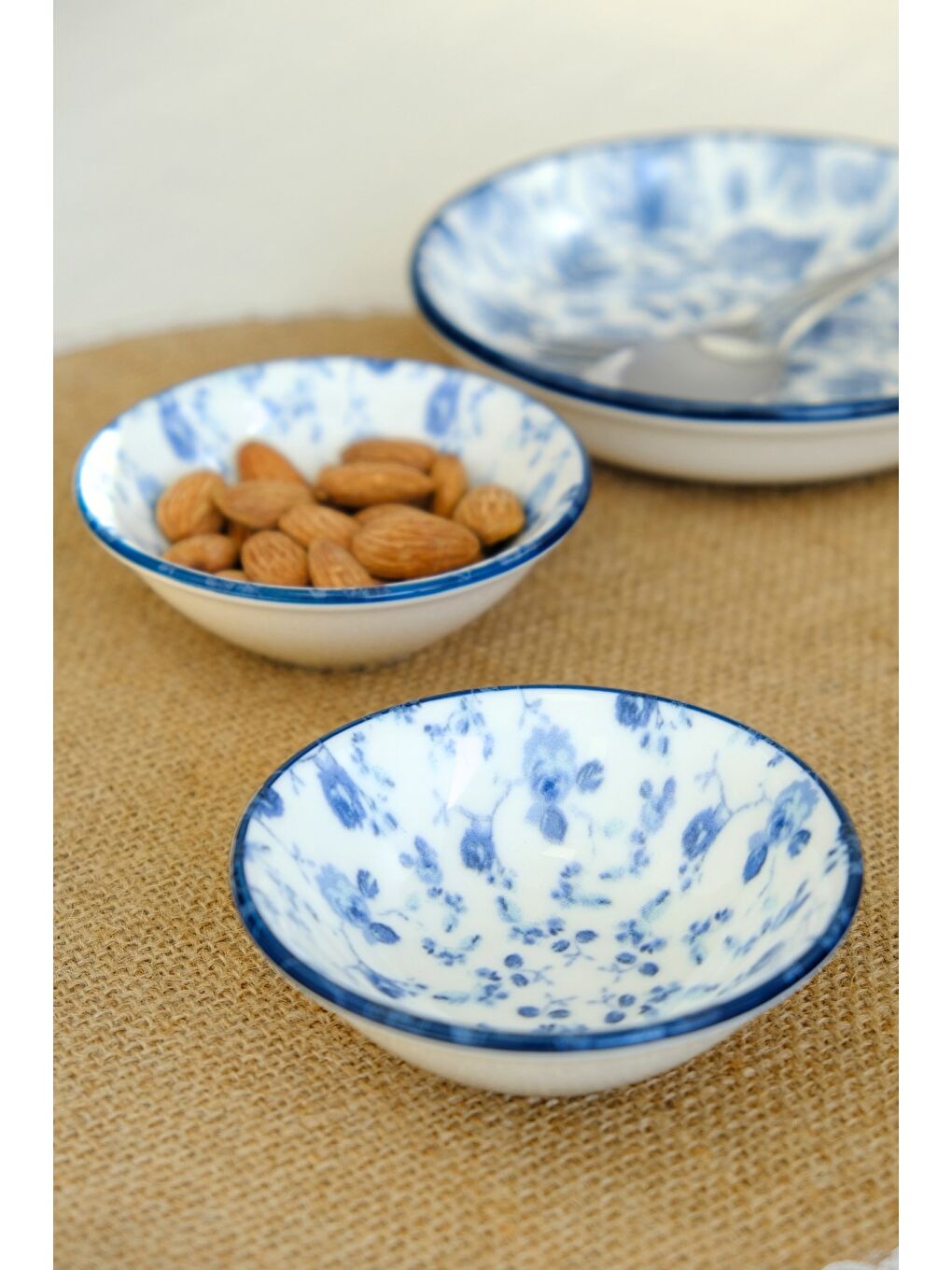 TABAK EVİ Beyaz Blue Heaven Mini Kase 90cc 2 li 10x10x3cm