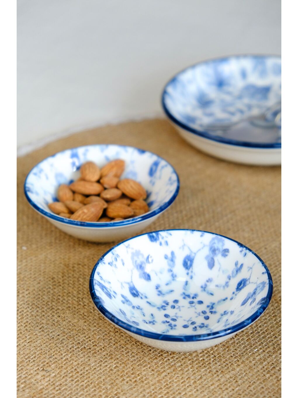 TABAK EVİ Beyaz Blue Heaven Mini Kase 90cc 2 li 10x10x3cm - 2