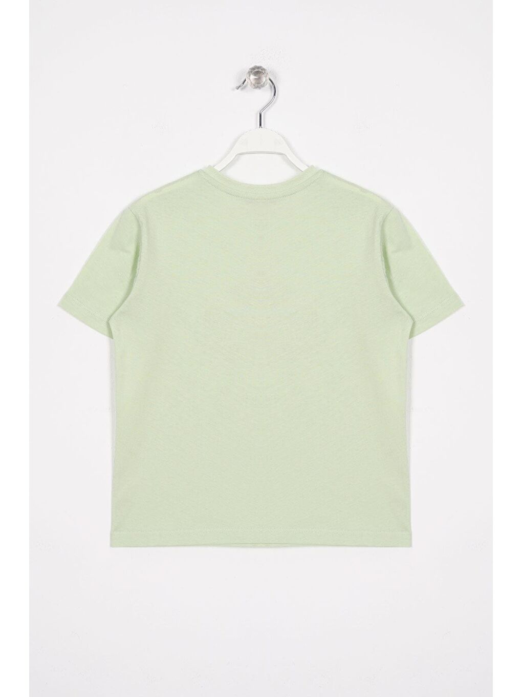 See You Baskılı Fıstık Yeşili Renk Erkek Çocuk Tshirt-2