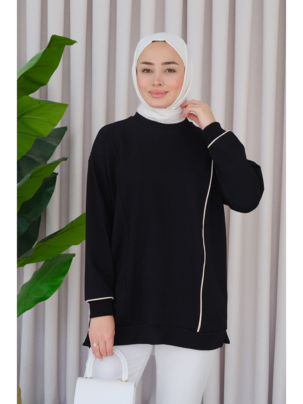 Locco Moda Biyeli Tunik Siyah - 2