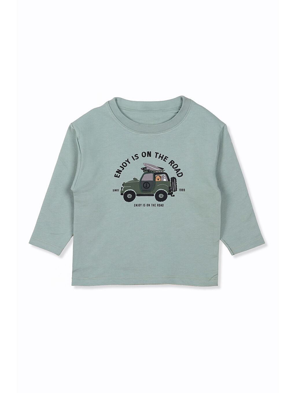 KİKO Yeşil Erkek Bebek Sweatshirt