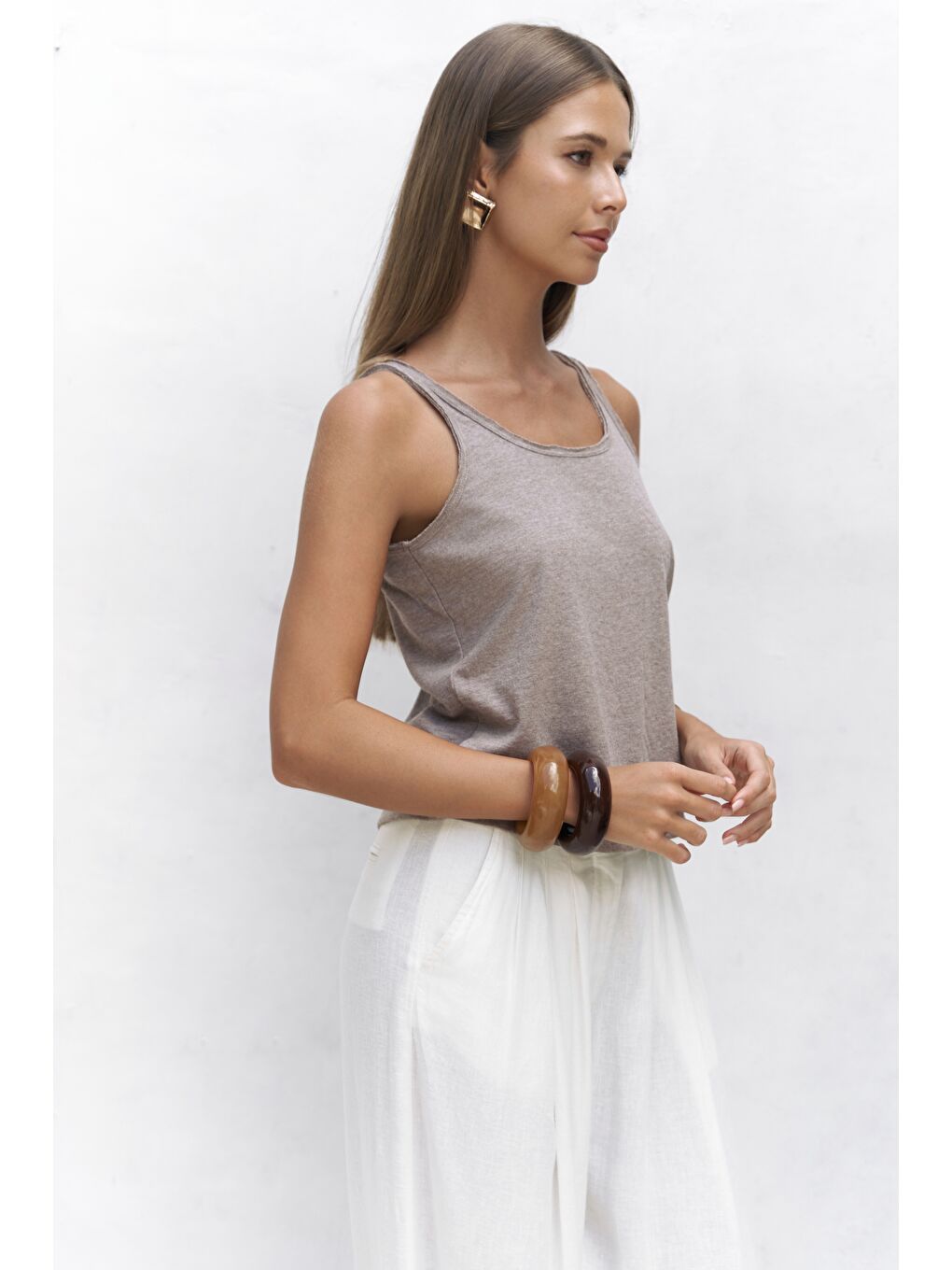 Bej Salnor Basic Vizon Crop-3