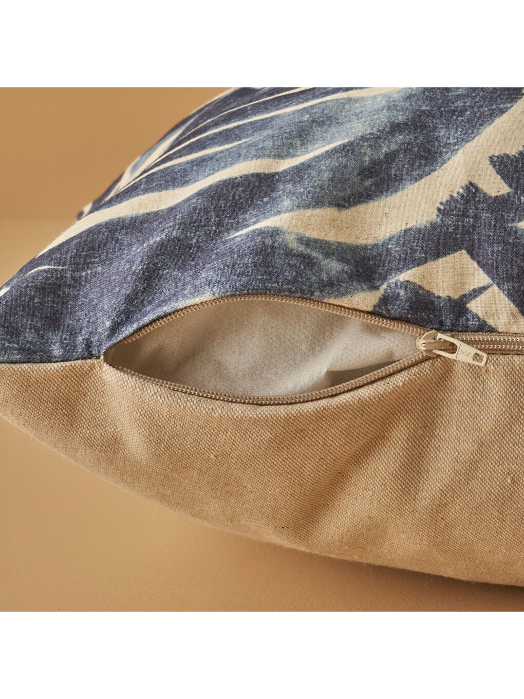 Mavi Azure Dekoratif Yastık Bej (50x50 cm)-2