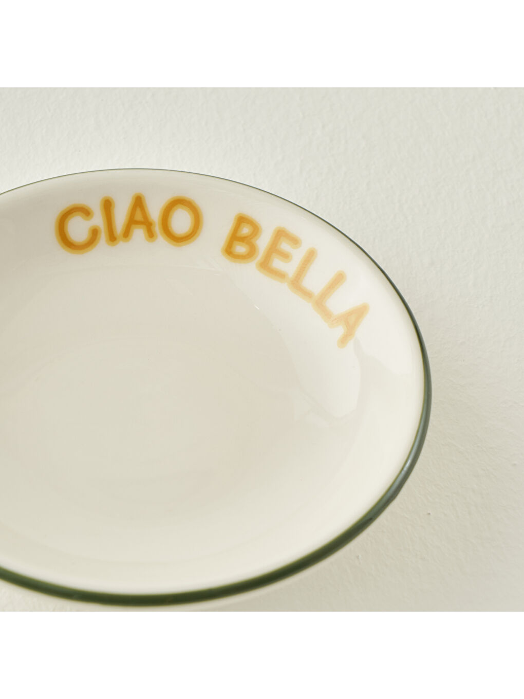 Line Porselen Küçük Sunum Kasesi Yeşil (9,5 cm)-1