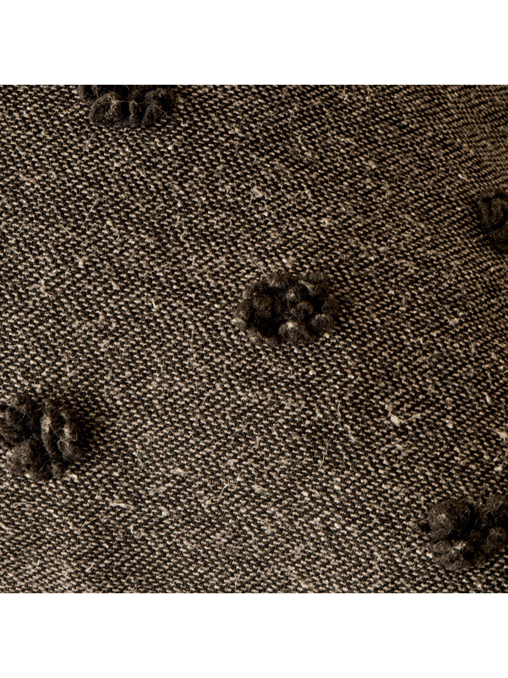 %100 Pamuk Maroc Dekoratif Yastık Antrasit (43x43 cm)-1