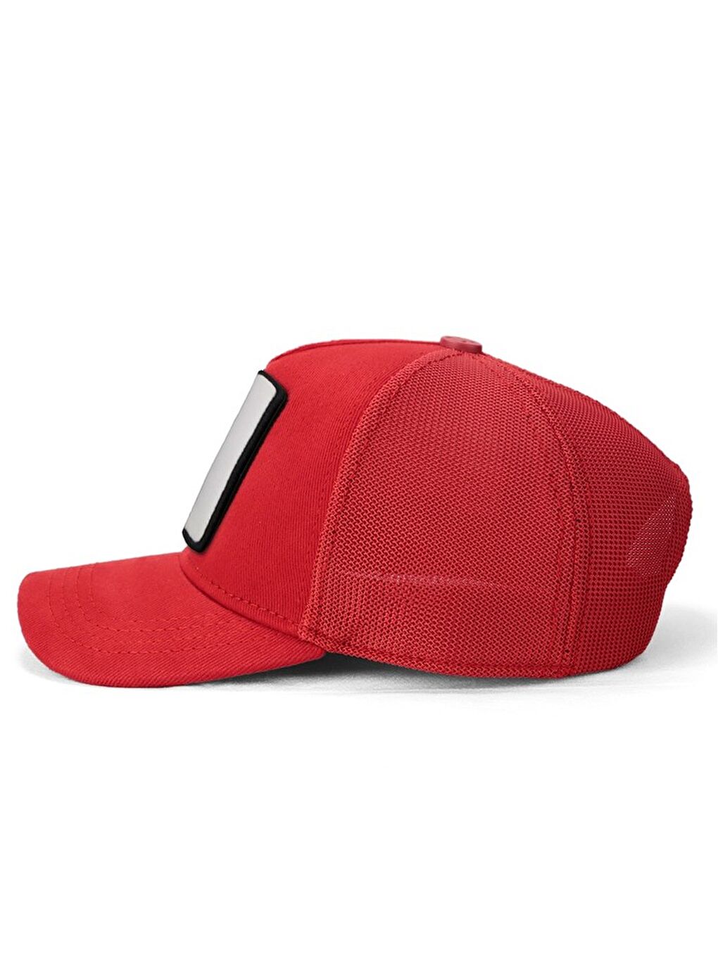 BlackBörk Beyaz V1 Trucker Kids Boğa - 1bs Kod Logolu Unisex Kırmızı Çocuk Şapka (CAP) - 3