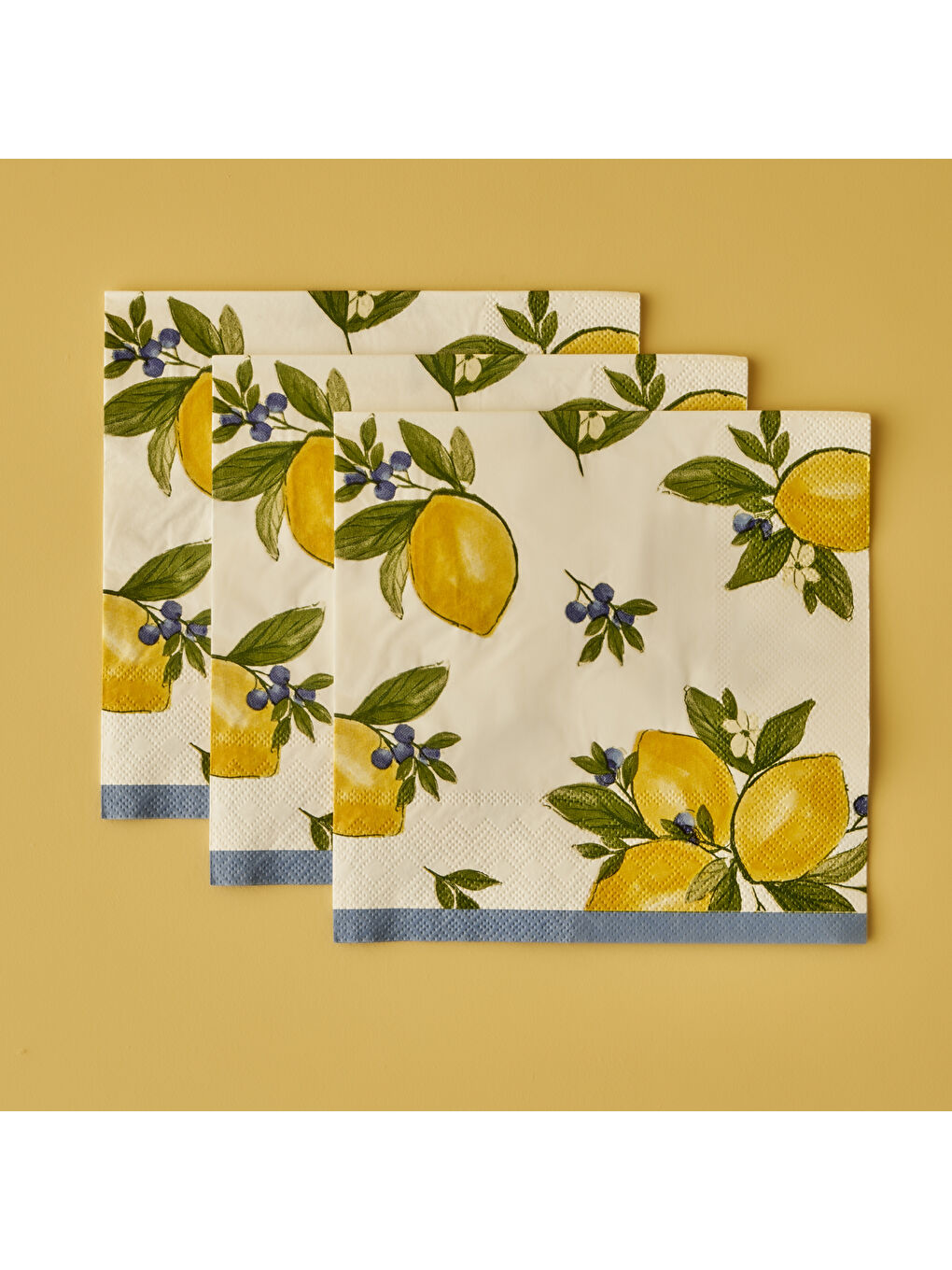 Karışık Limonlu 40'lı Peçete (33x33 cm)