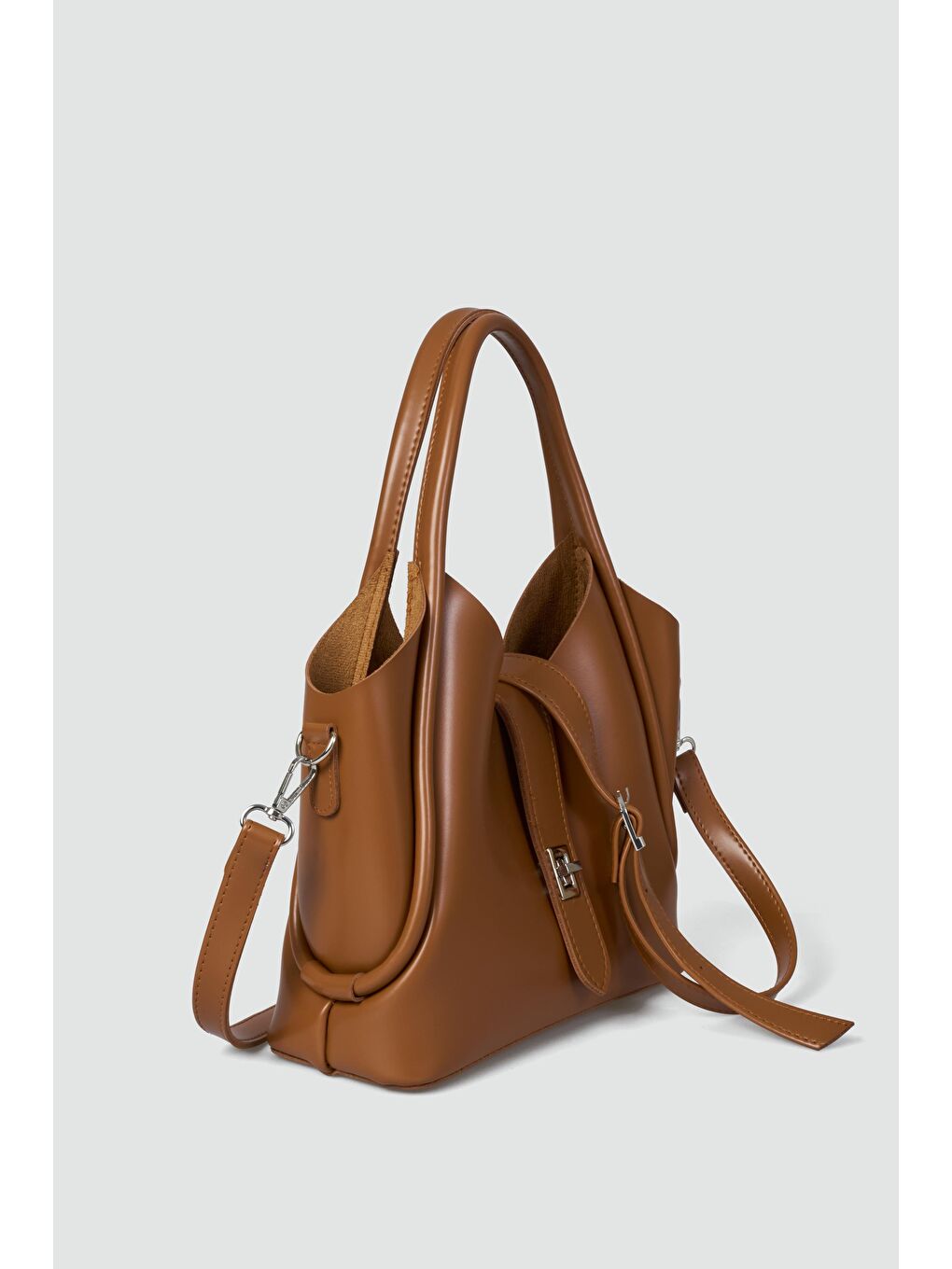 Kahverengi Cindy El Ve Çapraz Çanta Taba-2