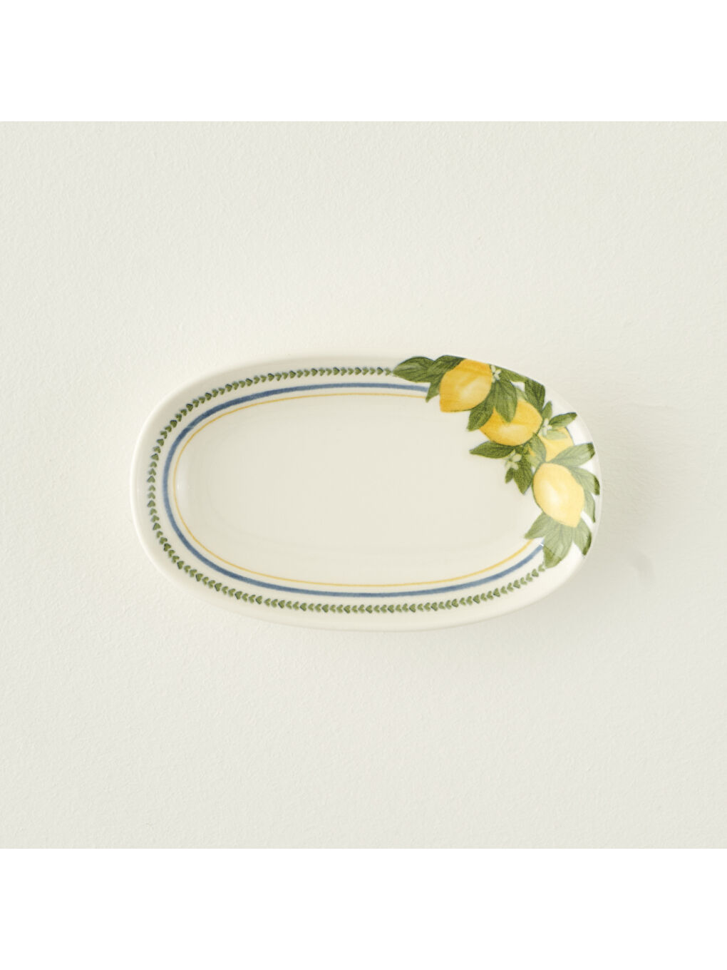 Karışık Limonlu Porselen Sunum Tabağı (15 cm)