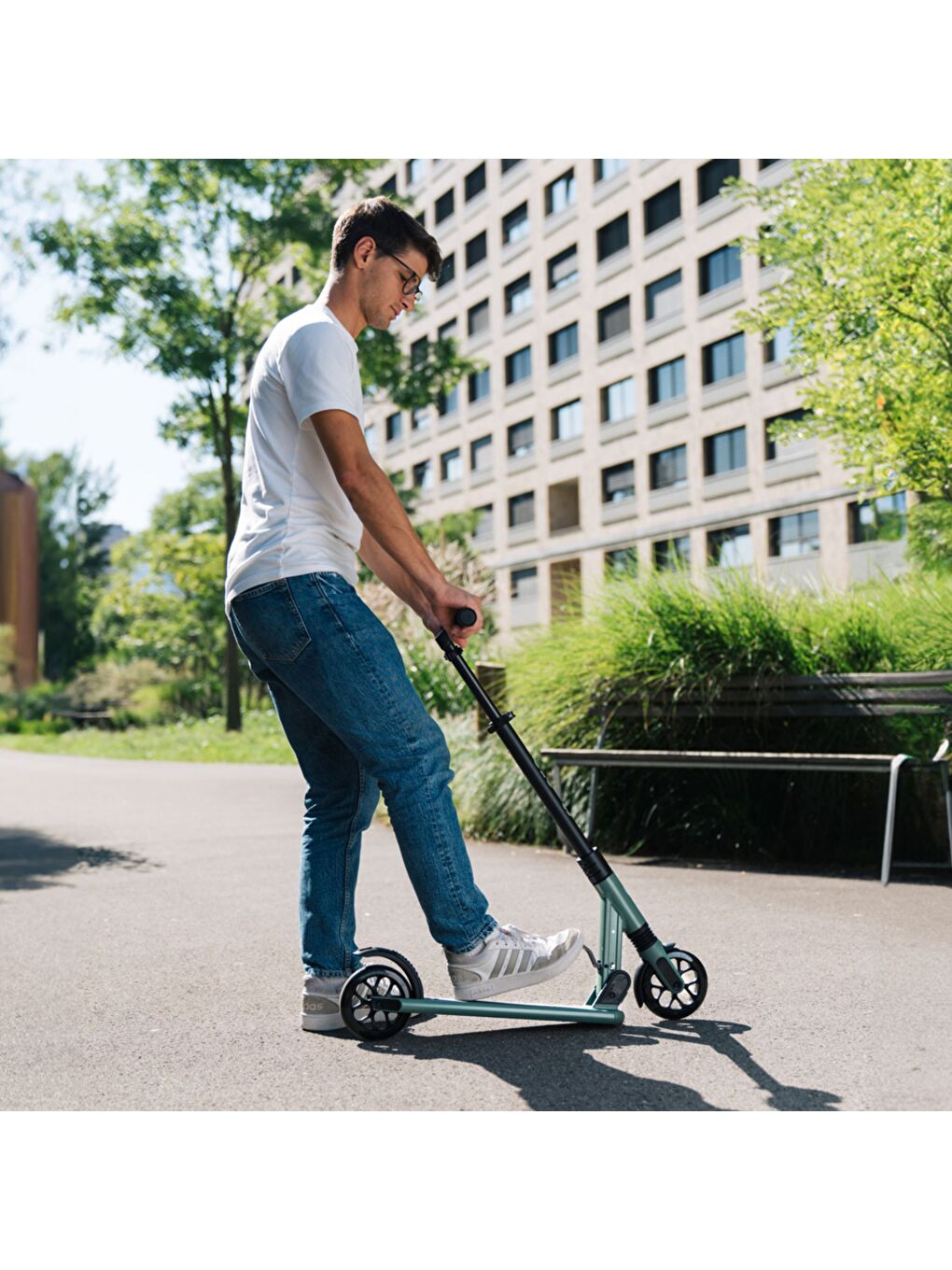 Sprite Süspansiyon 2 Tekerlekli Scooter Light Blue-7