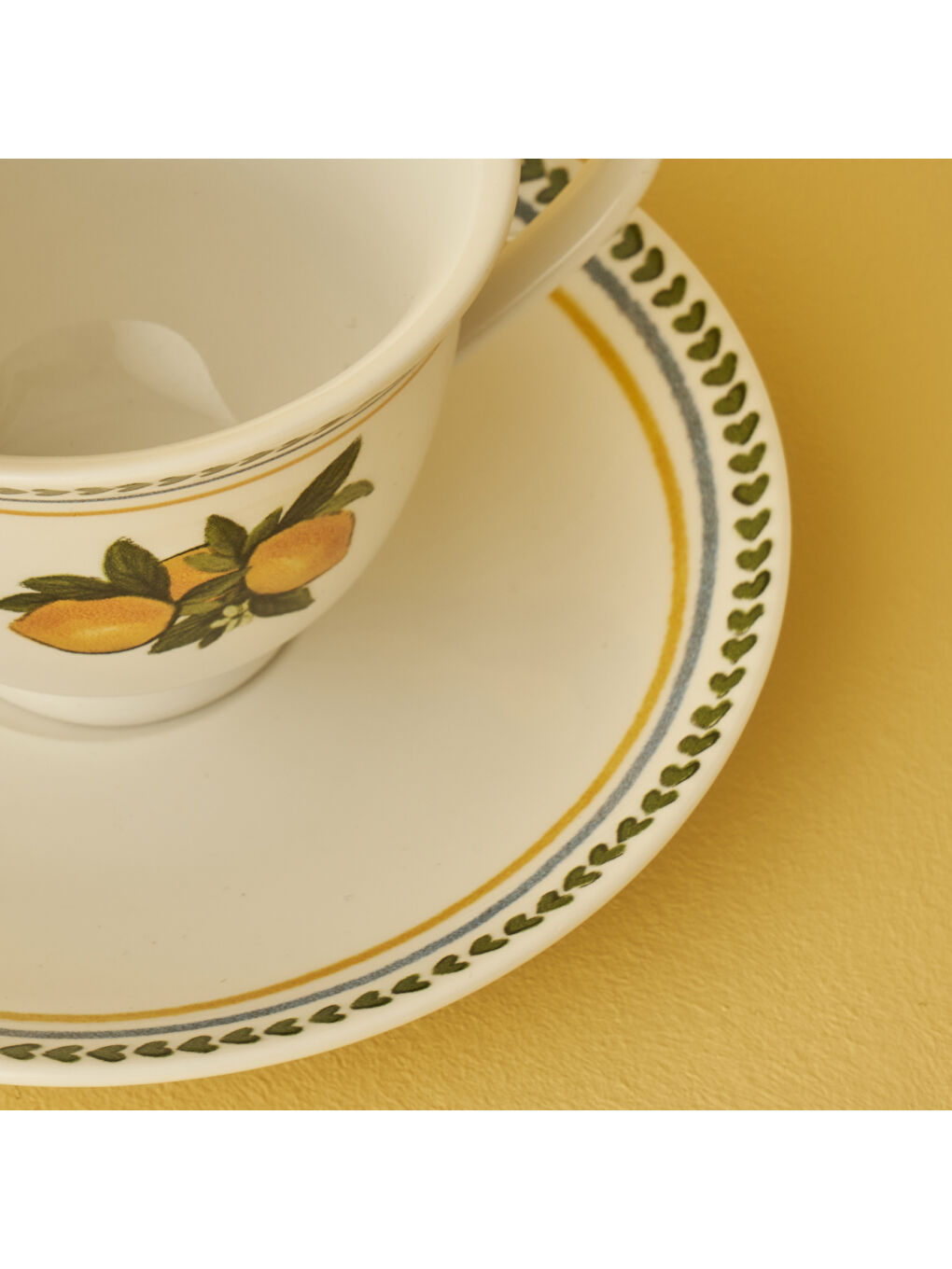 Karışık Limonlu Porselen 2'li Kahve Fincanı Seti (90 cc)-2