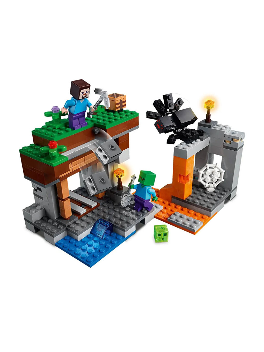 Lego Renksiz Minecraft Terk Edilmiş Maden 21166 - 3