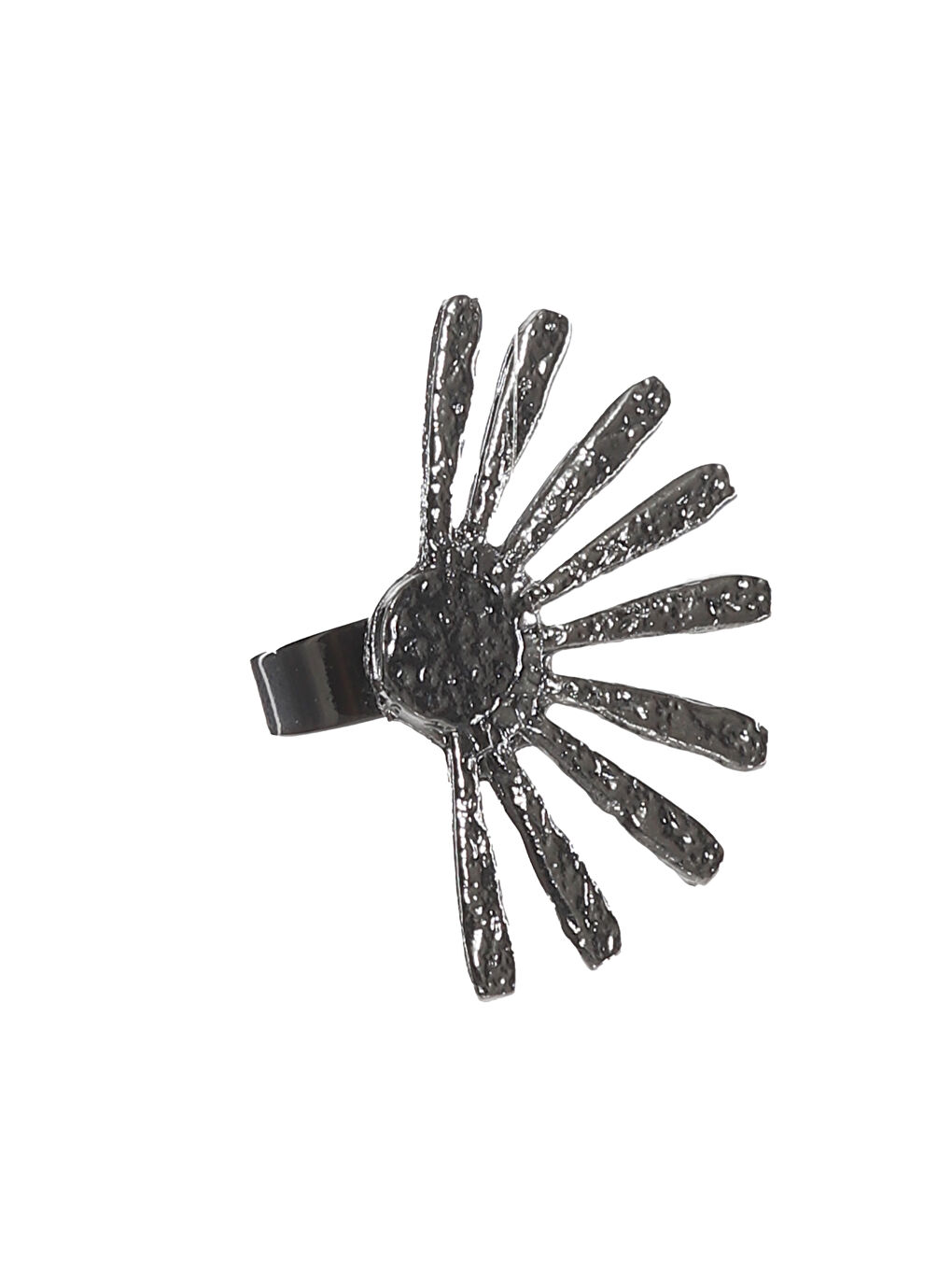 Antrasit Kadın Ayarlanabilir Güneş Formlu Yüzük