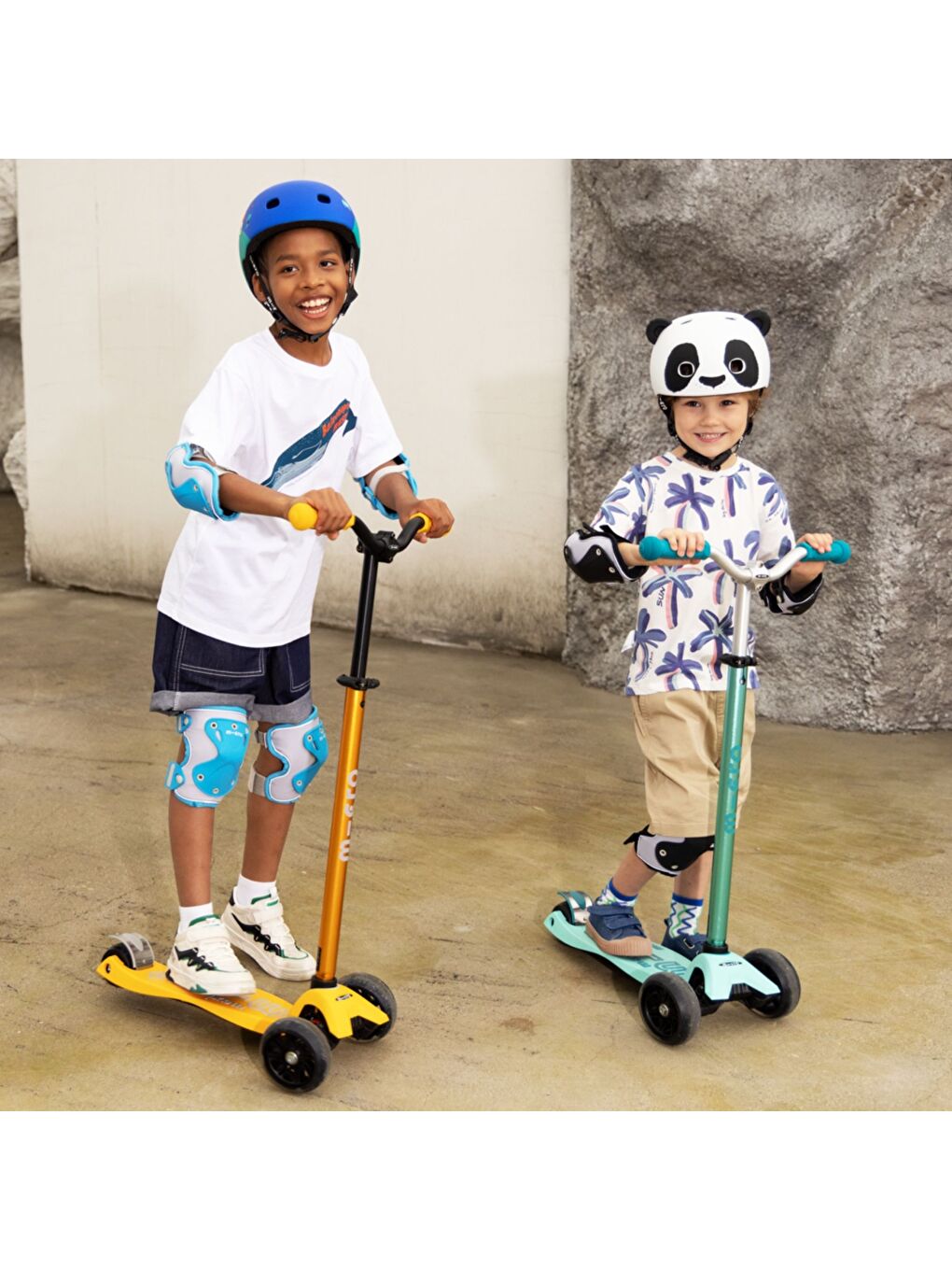 Maxi Deluxe Pro LED 3 Tekerli Işıklı Çocuk Scooter Vibrant Blue-4