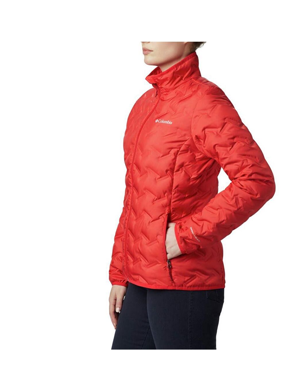 Columbia Kırmızı WK0259-658 Delya Ridge Down Jacket Kadın Şişme Mont - 2