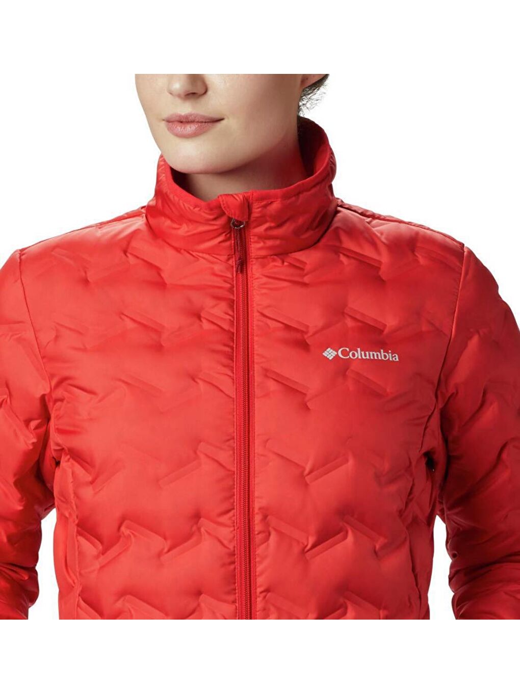 Columbia Kırmızı WK0259-658 Delya Ridge Down Jacket Kadın Şişme Mont - 3