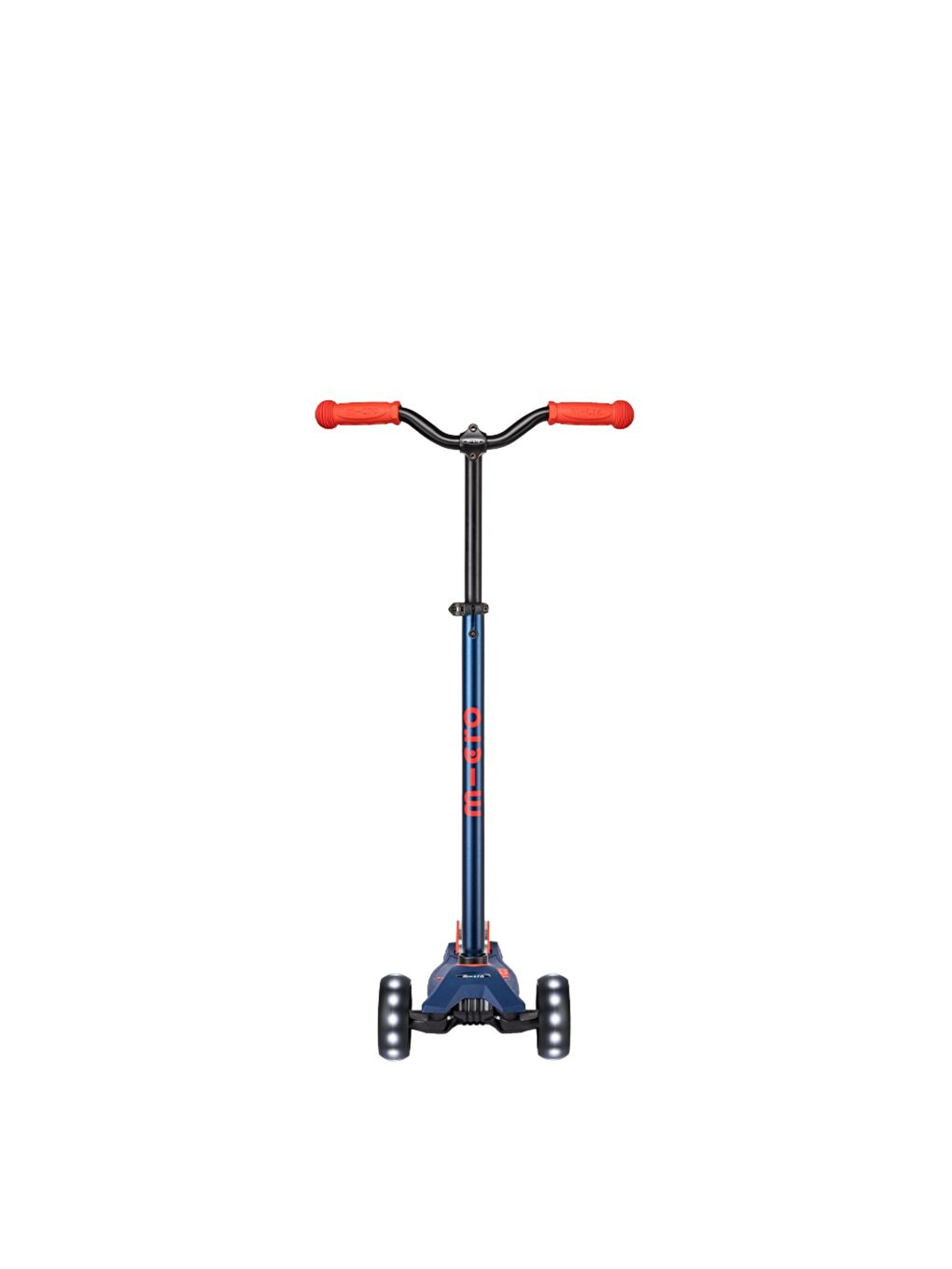 Maxi Deluxe Pro LED 3 Tekerli Işıklı Çocuk Scooter Navy Red-2