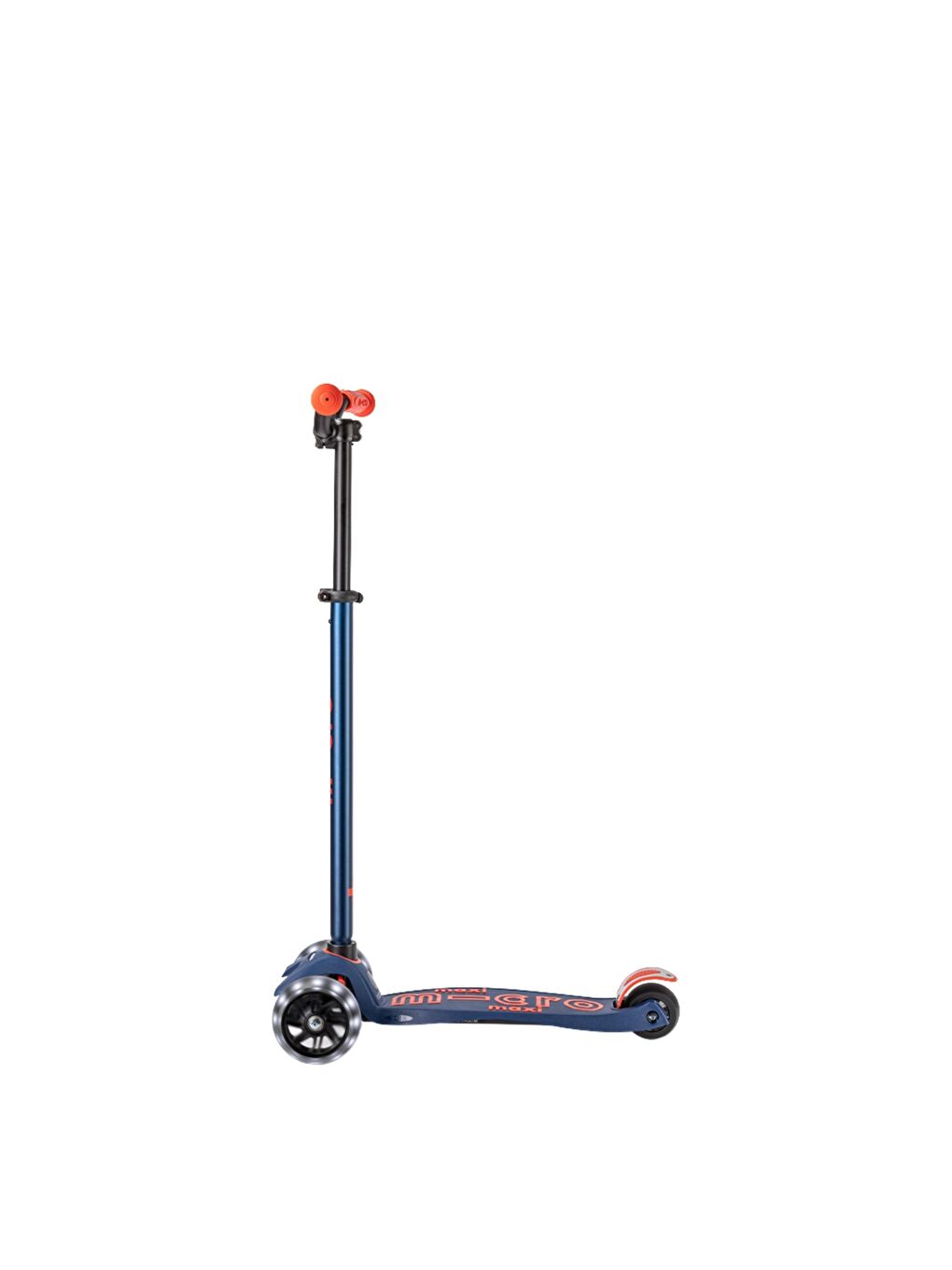 Maxi Deluxe Pro LED 3 Tekerli Işıklı Çocuk Scooter Navy Red-4