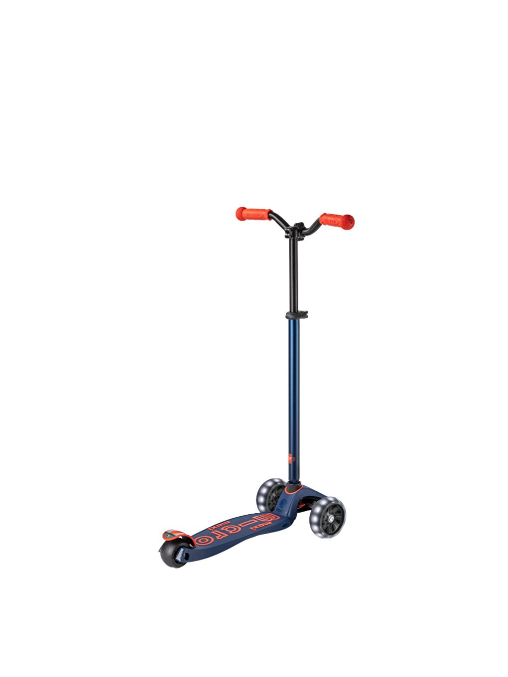 Maxi Deluxe Pro LED 3 Tekerli Işıklı Çocuk Scooter Navy Red-5