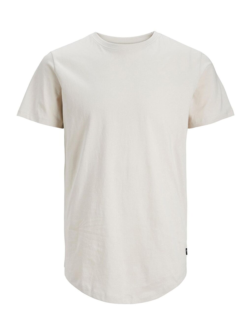 Jack & Jones Krem Organik Pamuklu Regular Fit Bisiklet Yaka Erkek T Shirt 12113648