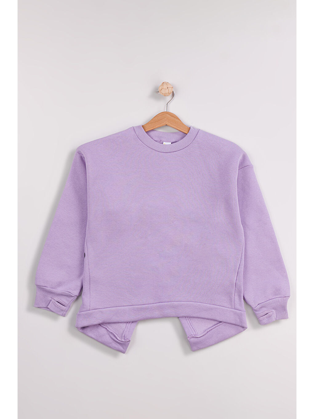 Pembe Kız Çocuk Orta Kalınlıkta Baskılı 2'li Paket Sweatshirt-3