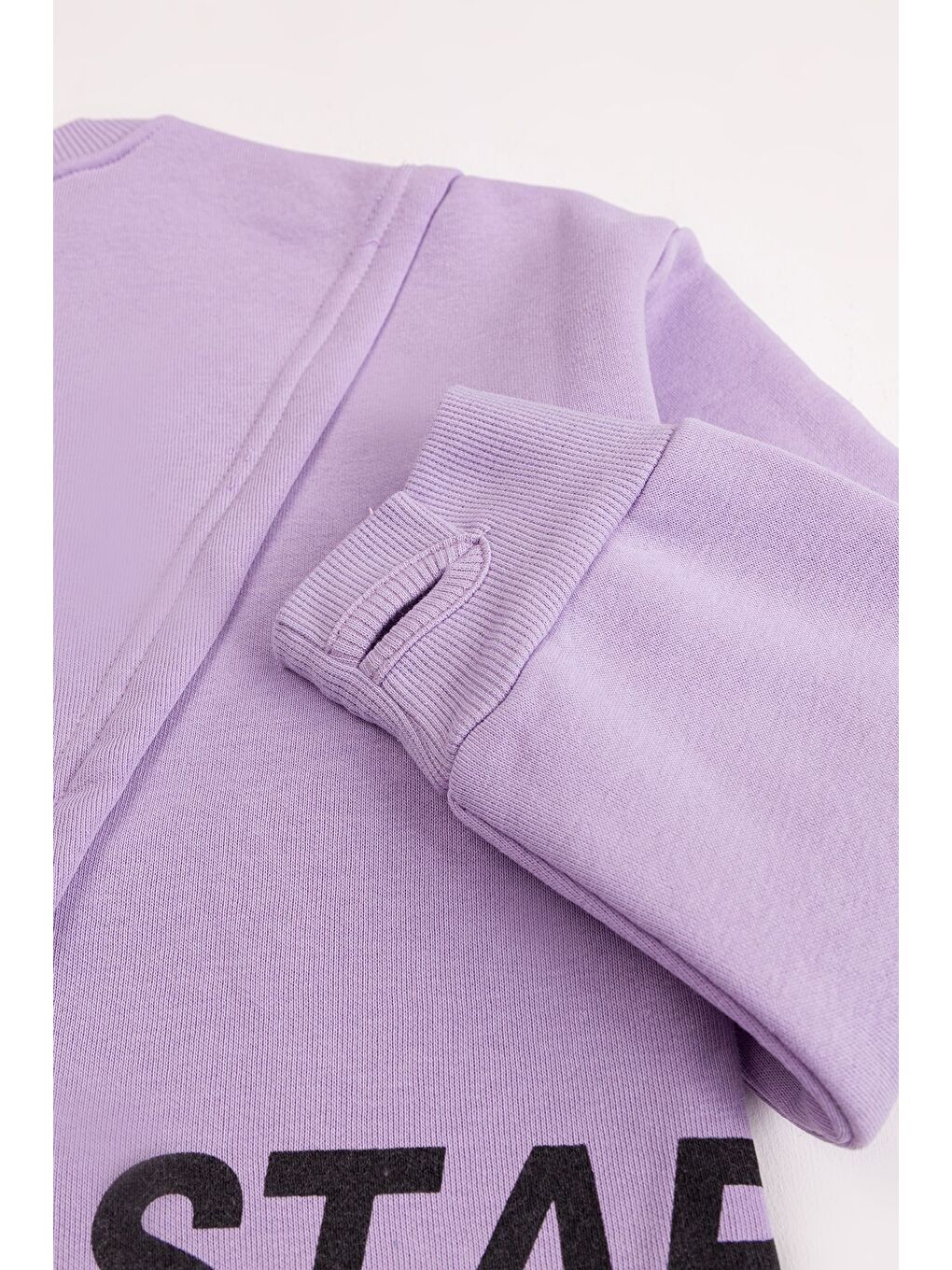 Pembe Kız Çocuk Orta Kalınlıkta Baskılı 2'li Paket Sweatshirt-7