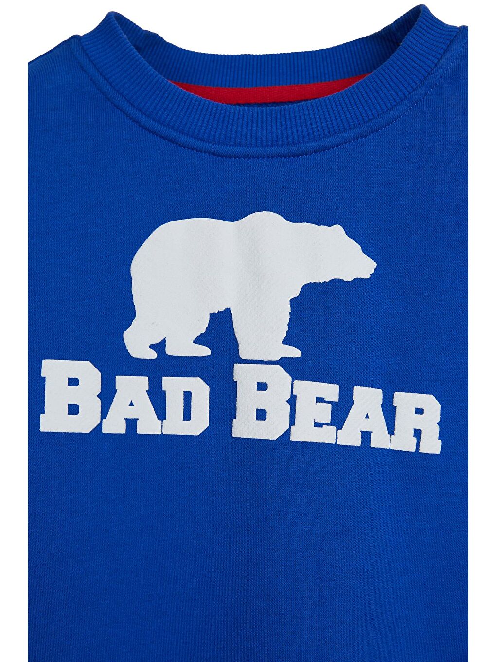 Bad Bear Saks Logo Saks Mavisi Çocuk Baskılı Sweatshirt - 2