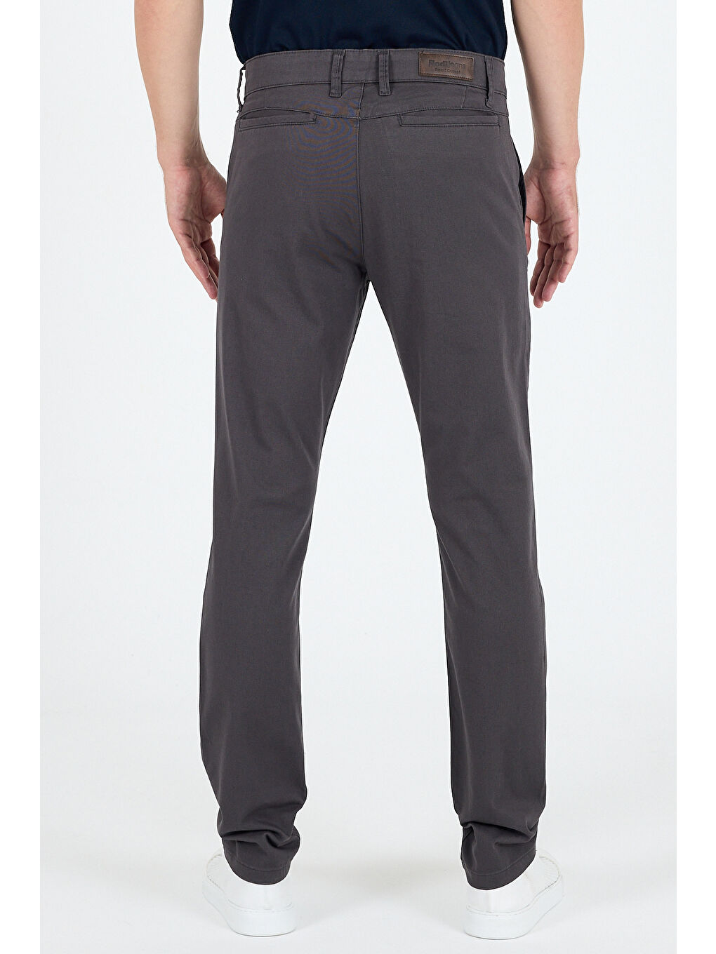 Antrasit Erkek Slim Fit Chino Pantolon – %98 Pamuk %2 Elastan Rahat Günlük Esnek Kumaş Pantolon 1012-1