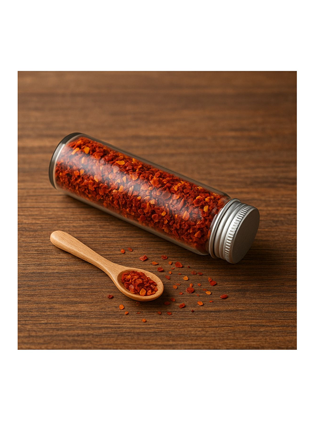 Renksiz Metal Çevir Aç Kapaklı Cam Baharatlık Saklama Kabı 12 Adet-160 ml-1