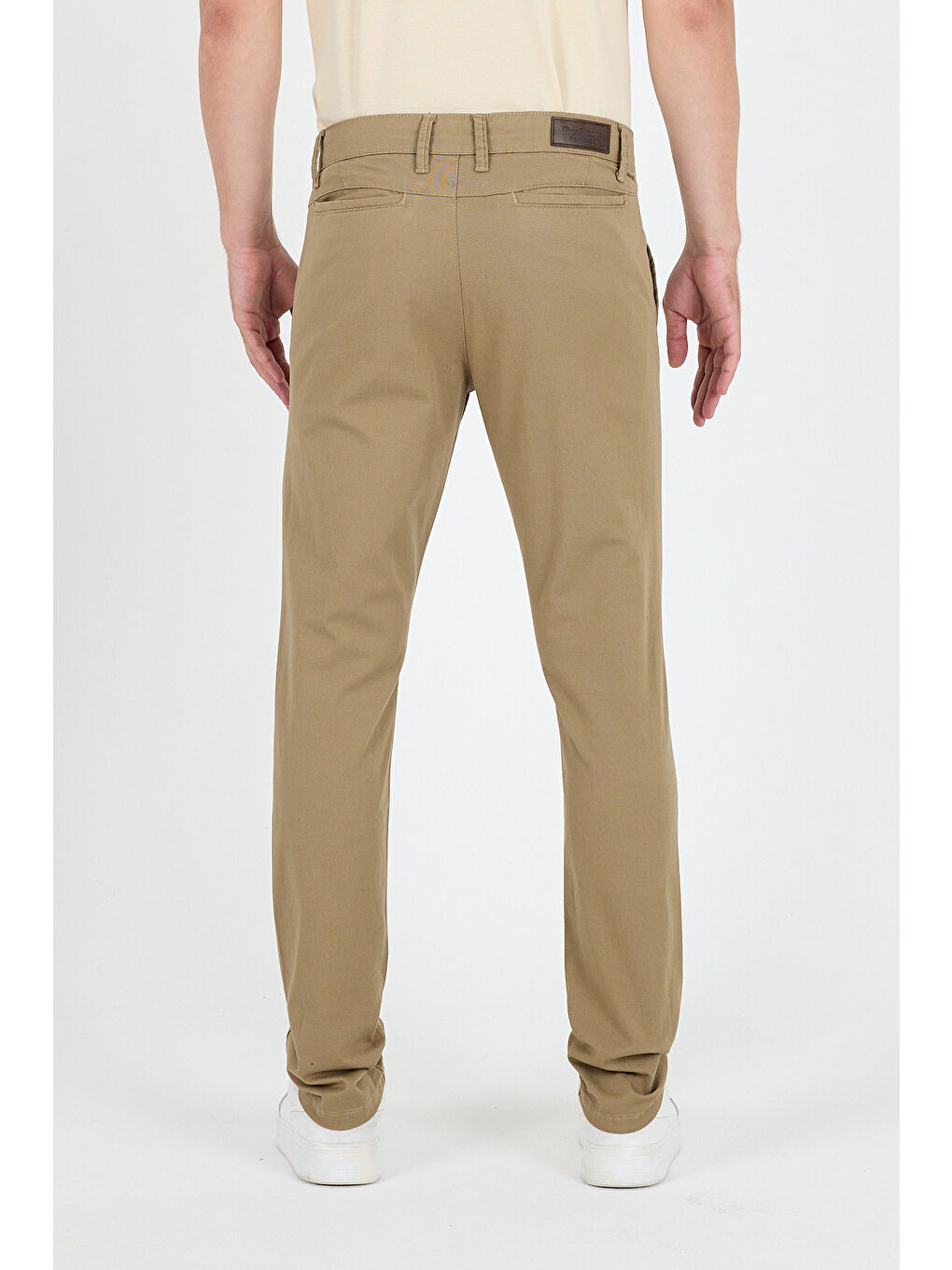 Kahverengi Erkek Slim Fit Chino Pantolon – %98 Pamuk %2 Elastan Rahat Günlük Esnek Kumaş Pantolon 1012-1