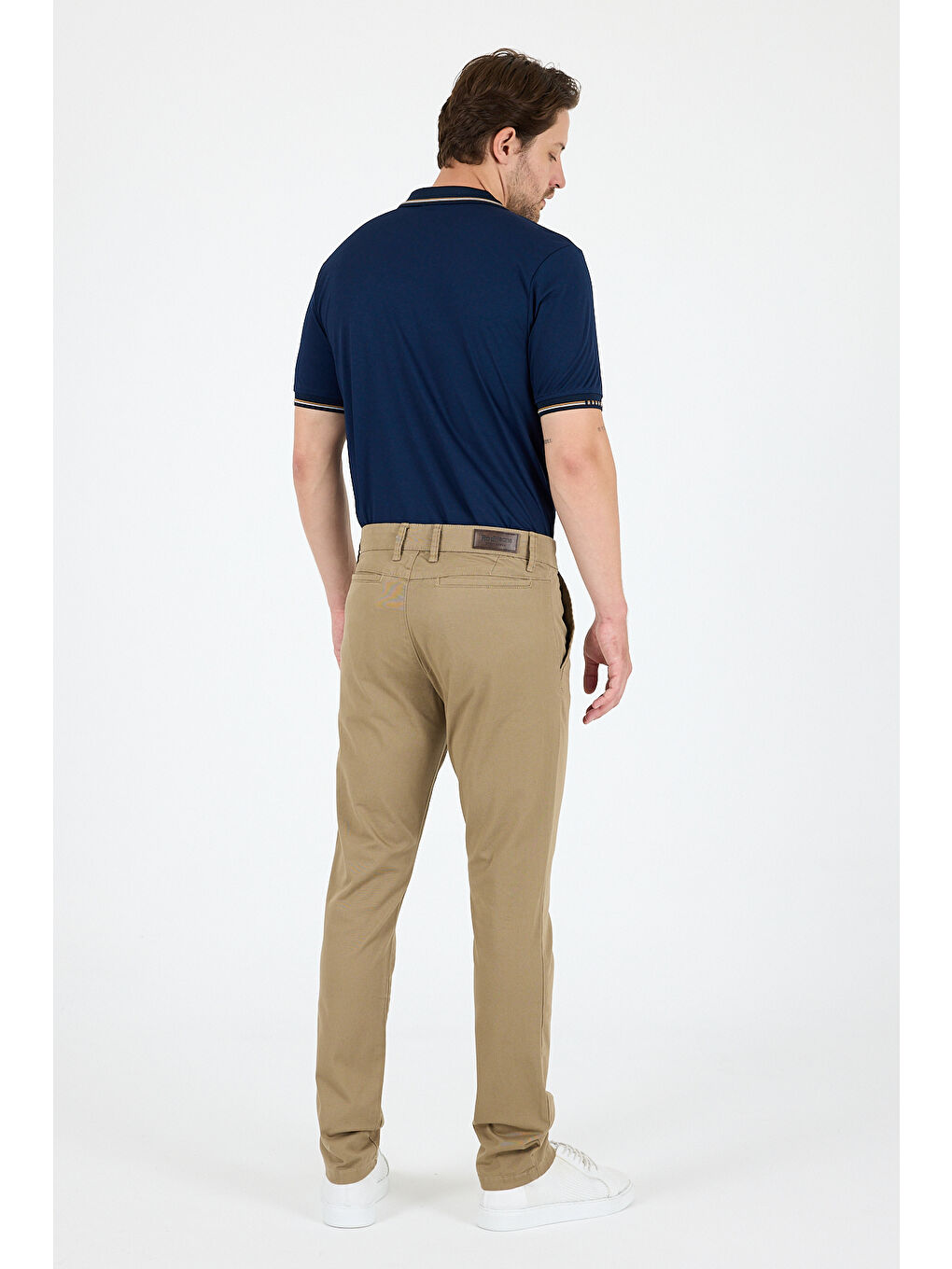 Kahverengi Erkek Slim Fit Chino Pantolon – %98 Pamuk %2 Elastan Rahat Günlük Esnek Kumaş Pantolon 1012-3