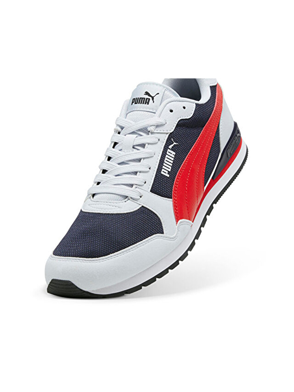 St Runner V3 Mesh Erkek Günlük Ayakkabı 38464021 Gri-4