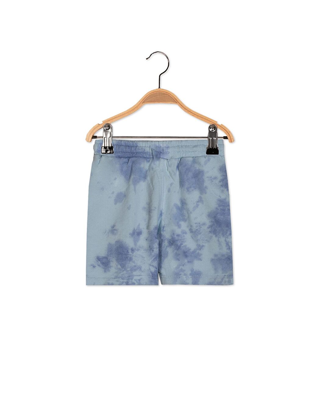 Mavi Erkek Çocuk Batik Desenli Şort-2