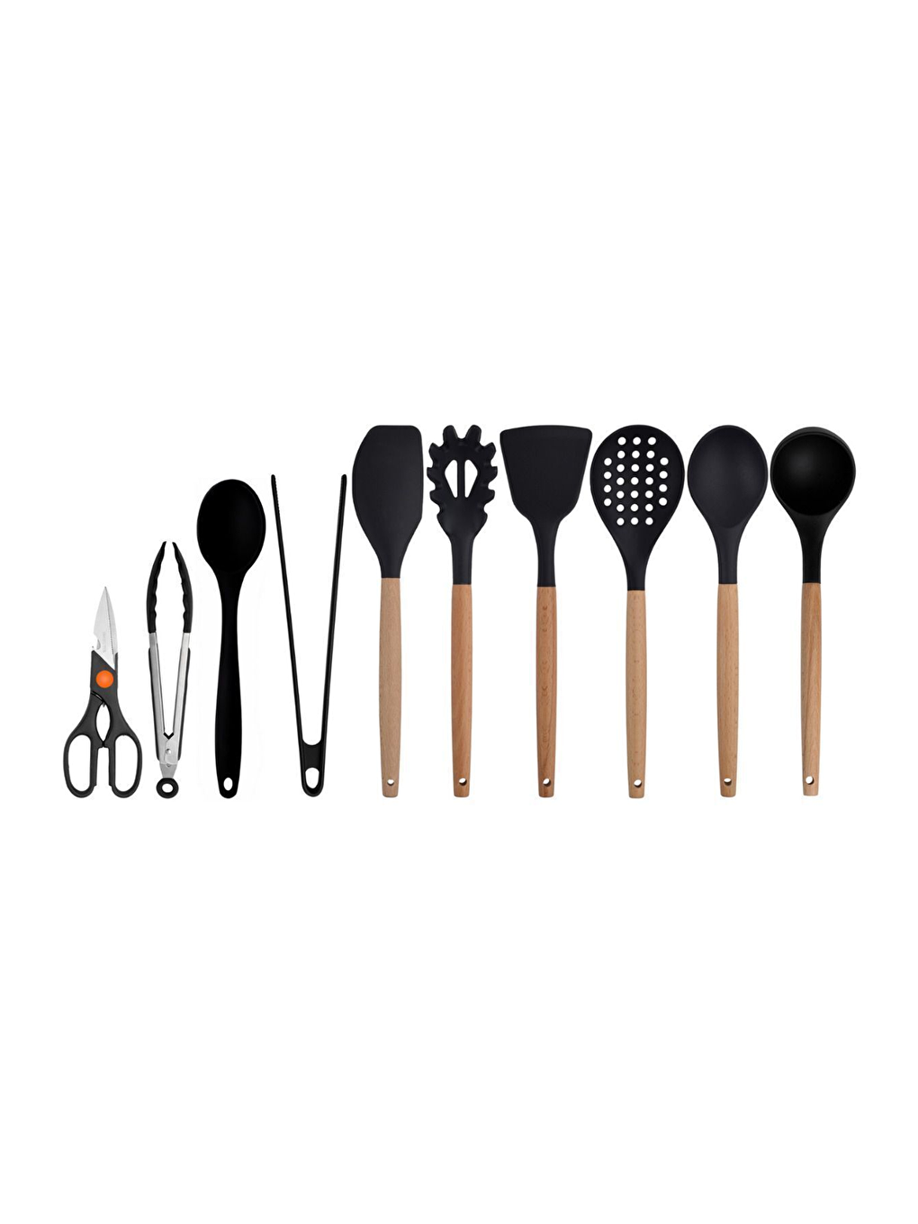 Siyah Bambu Silikon Servis Seti-1