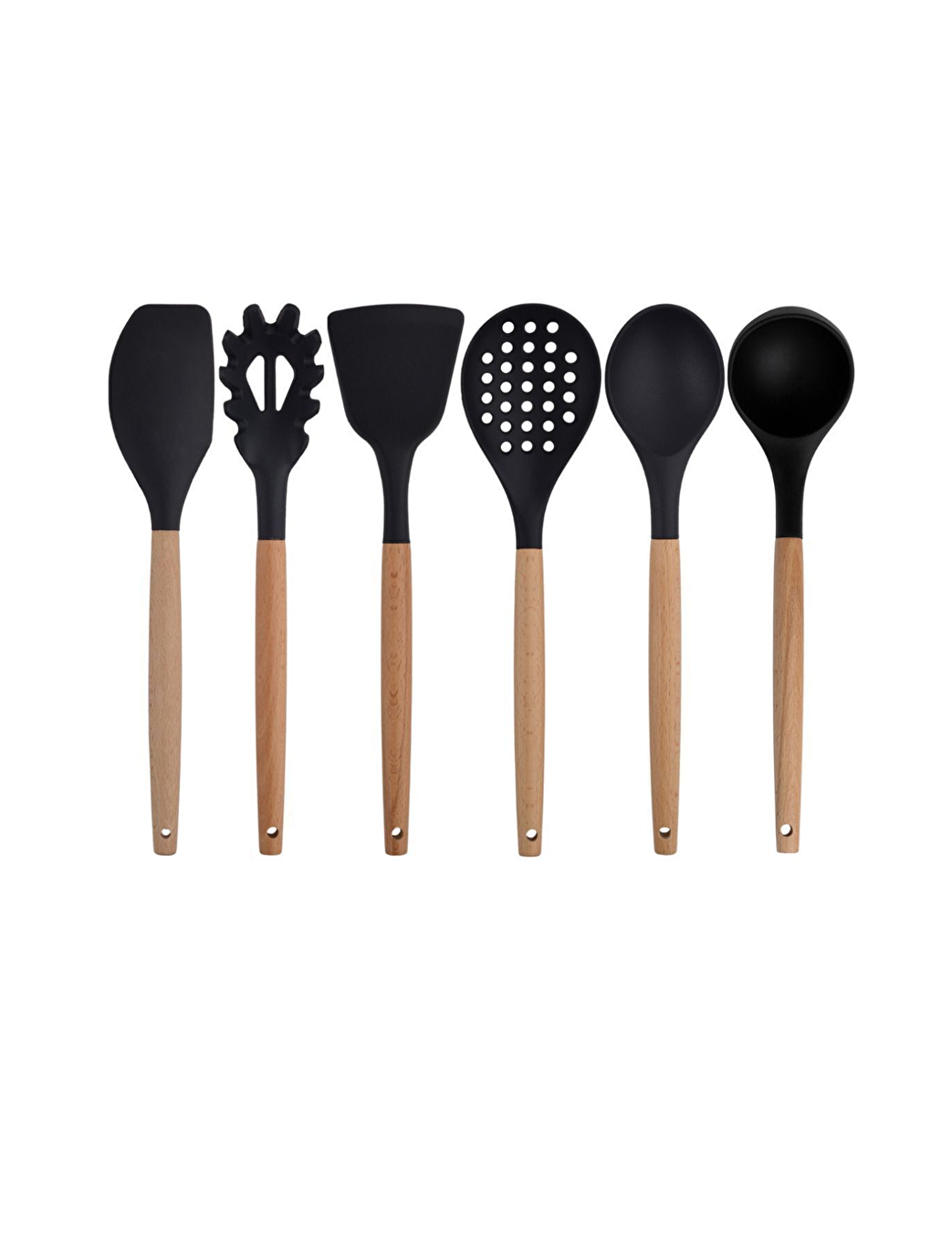 Siyah Bambu Silikon Servis Seti-2