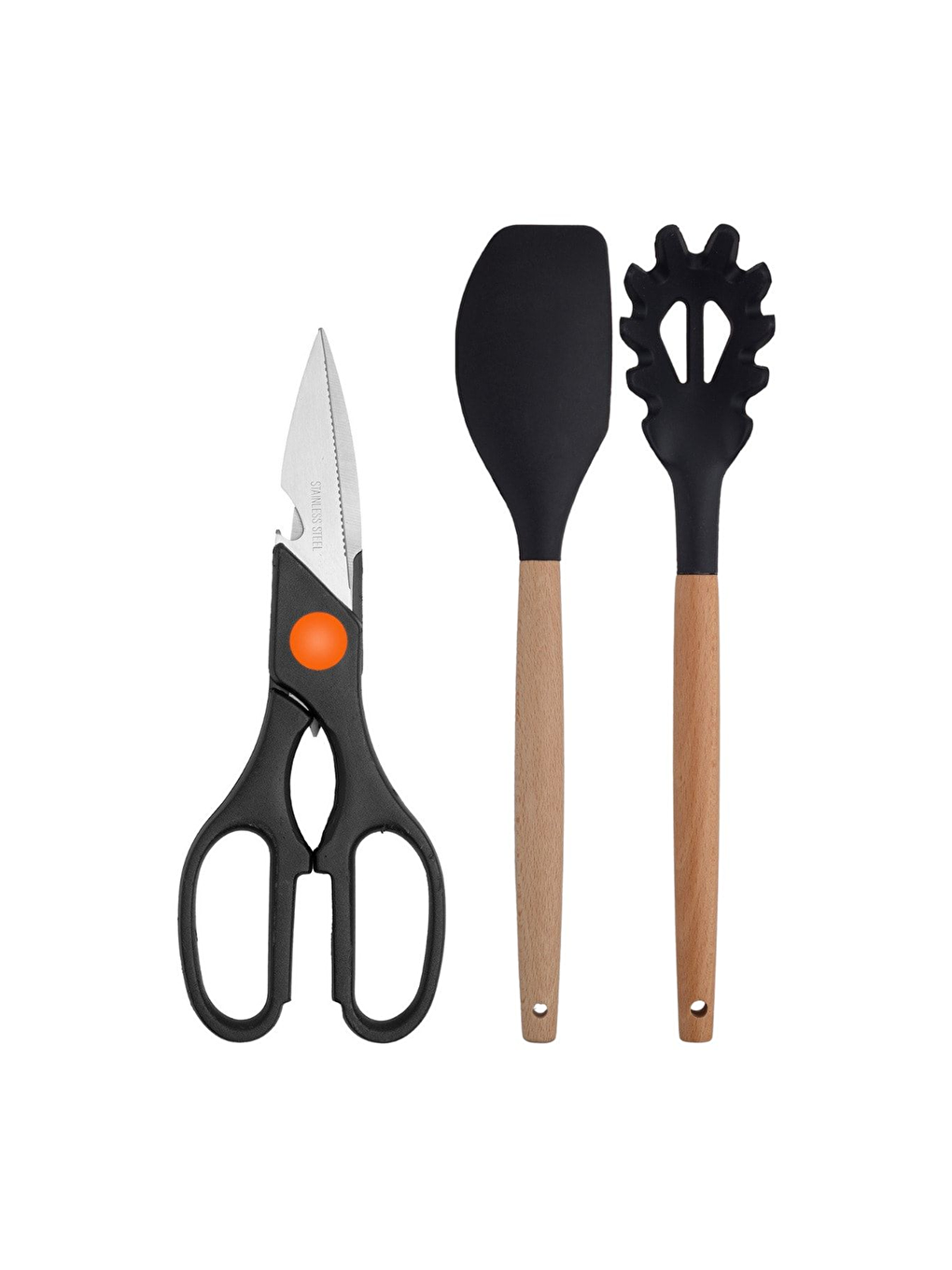 Siyah Bambu Silikon Servis Seti  7 Adet-2