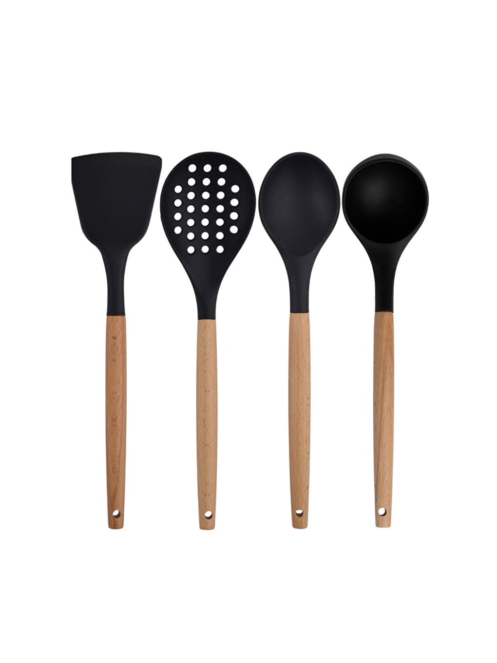 Siyah Bambu Silikon Servis Seti-1