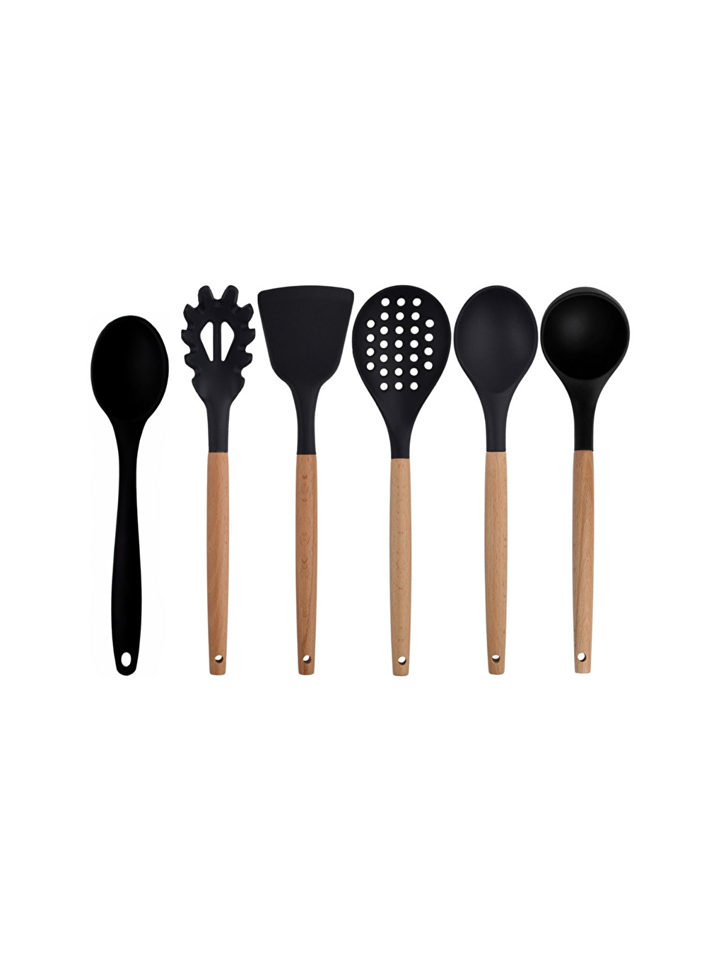 Siyah Bambu Silikon Servis Seti-1