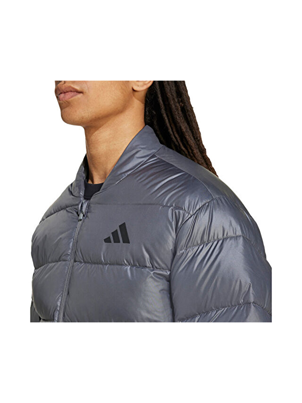 Ess Sd Puf Jkt Erkek Outdoor Ceket Jv7719 Gri-3