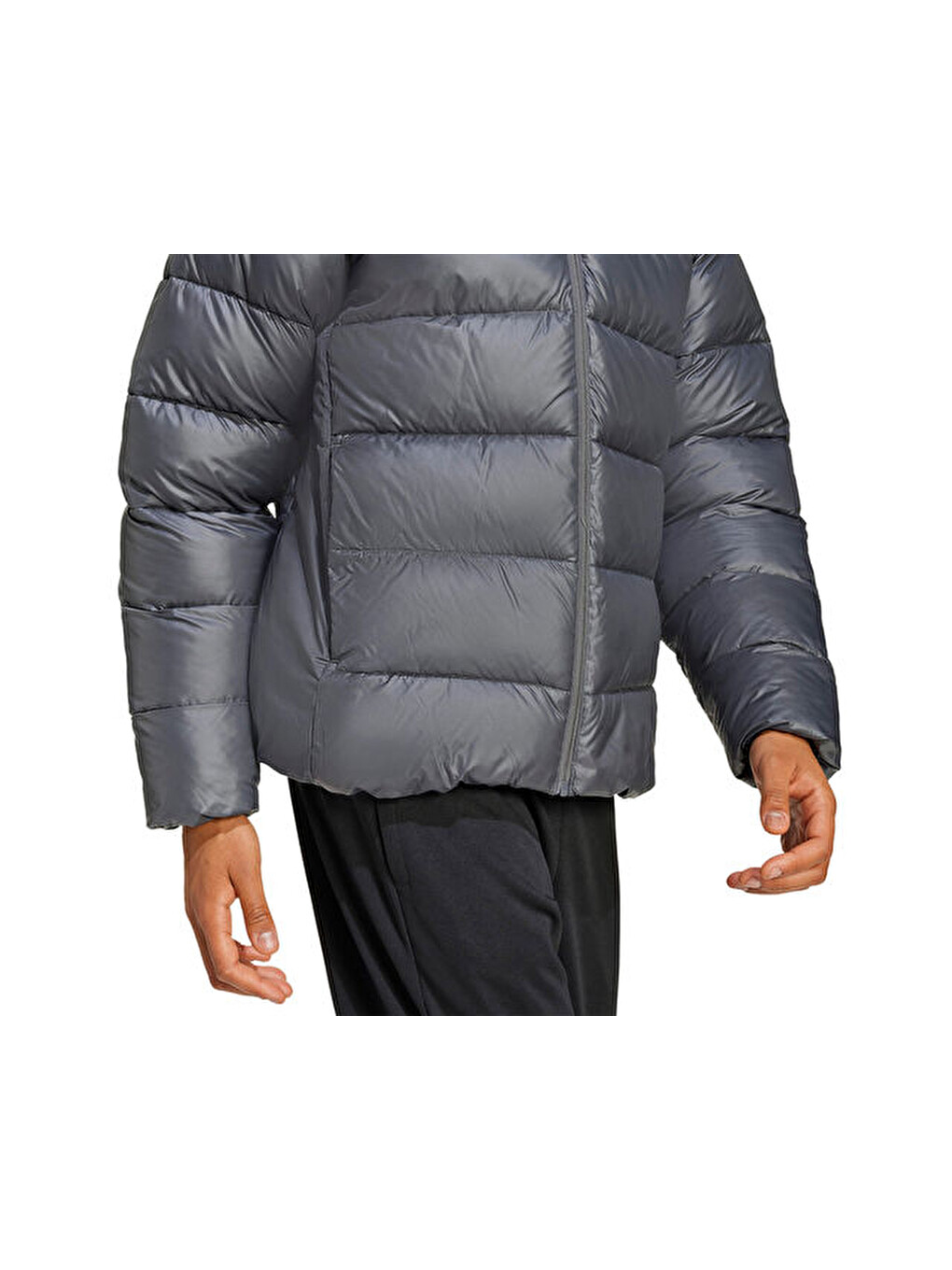 Ess Sd Puf Jkt Erkek Outdoor Ceket Jv7719 Gri-4