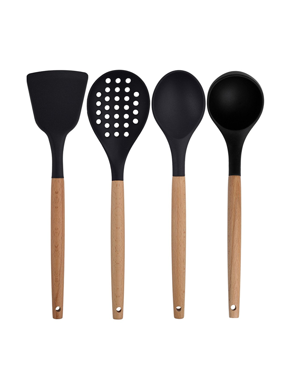 Siyah Bambu Silikon Servis Set 7 Adet-1