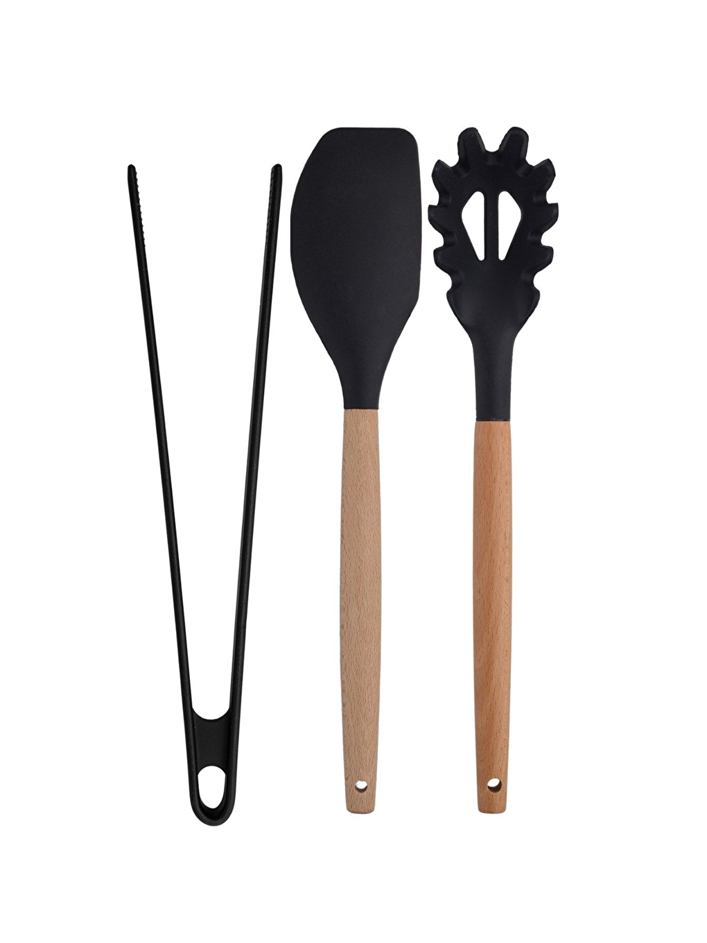 Siyah Bambu Silikon Servis Set 7 Adet-2