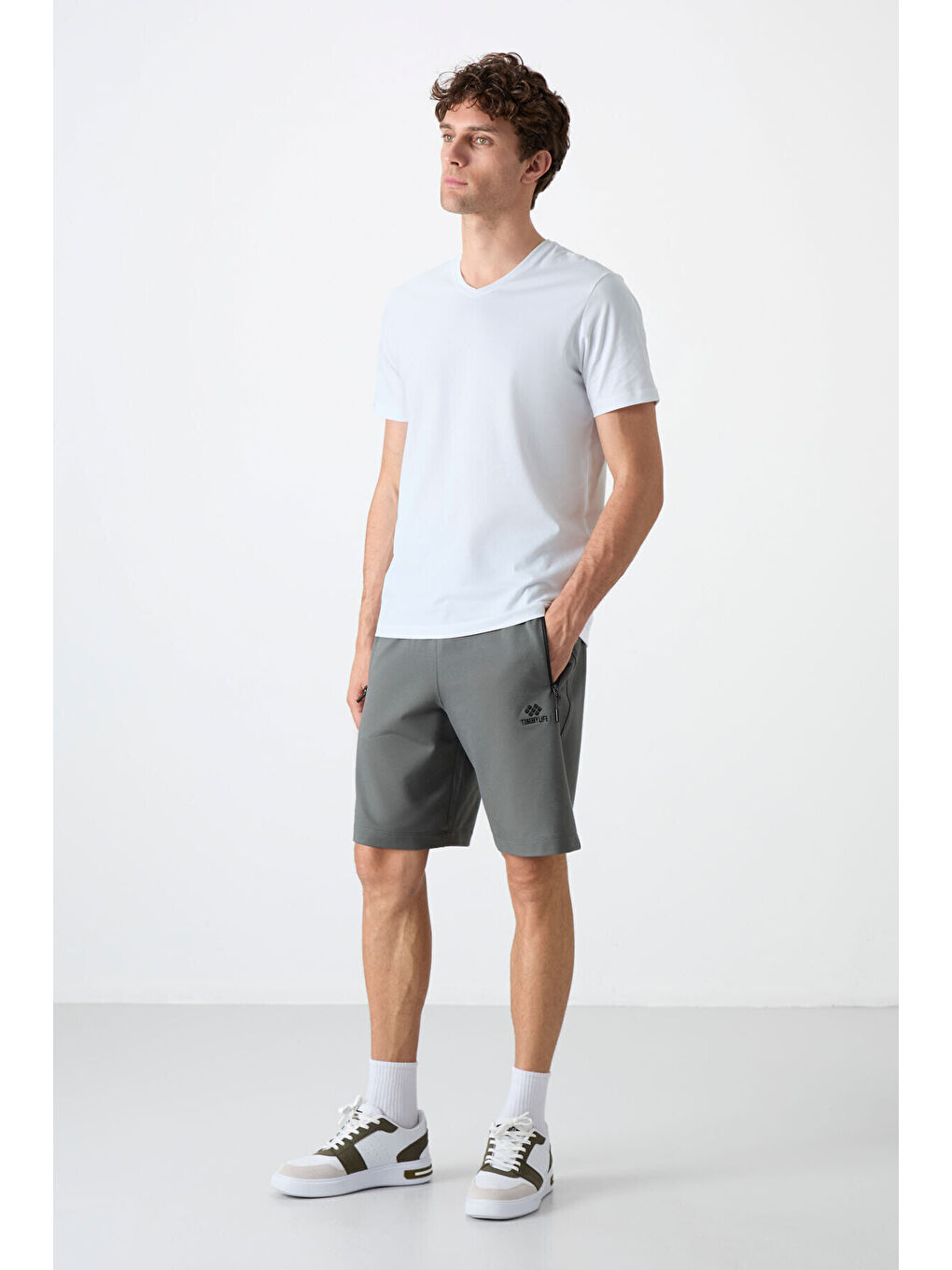 Karışık Standart Fit Basic 5li Paket Erkek Şort - 81136-2