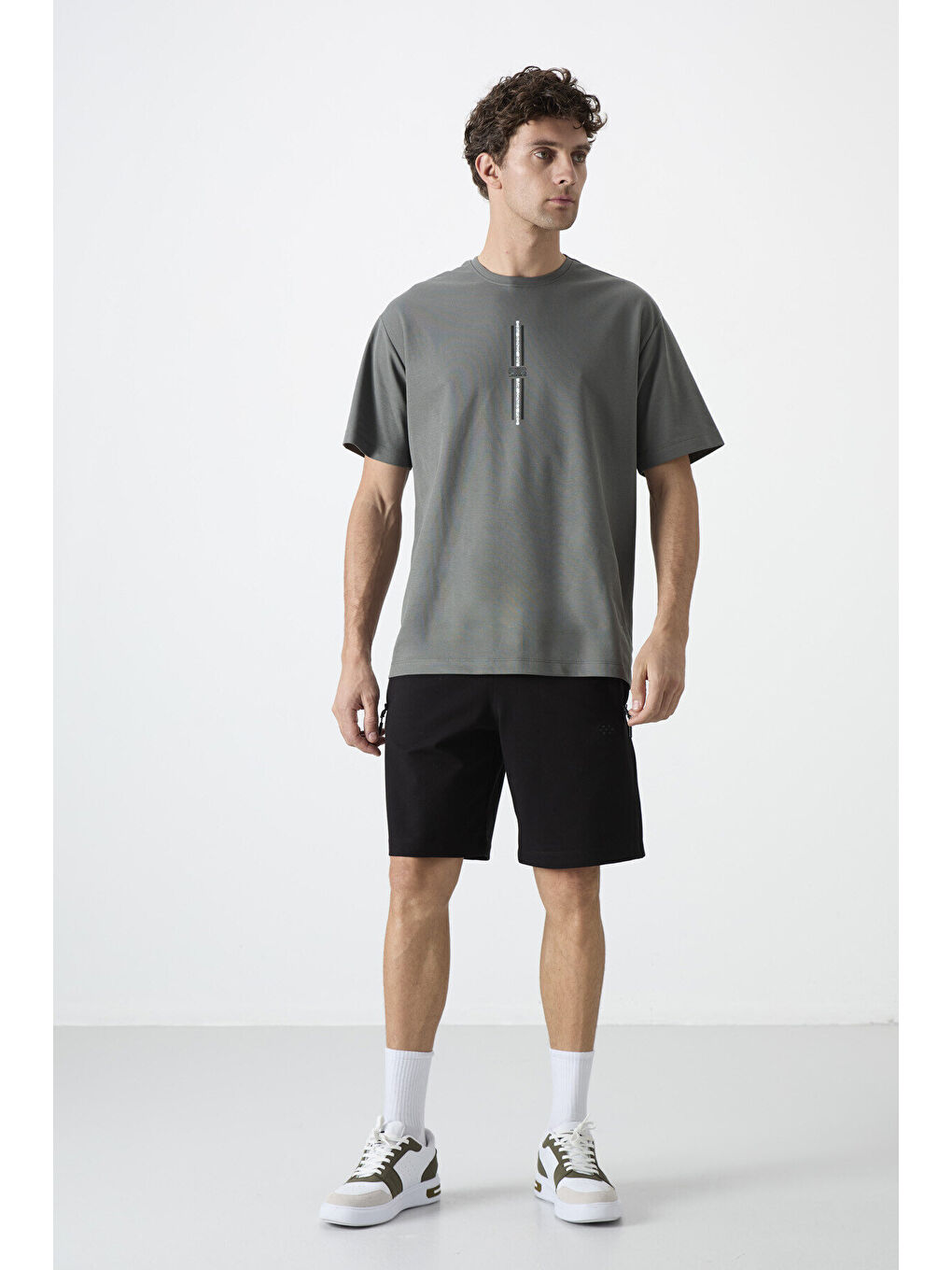 Karışık Standart Fit Basic 5li Paket Erkek Şort - 81136-4